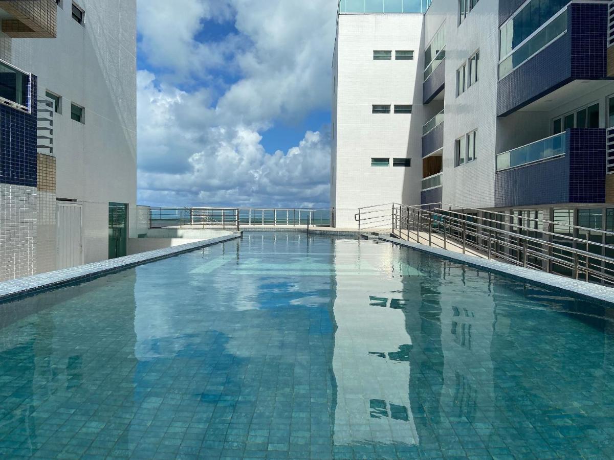 Bela Hospedagem - Flat Pe Na Areia No Bessa Com Vista Incrivel Do Mar Joao Pessoa Bagian luar foto